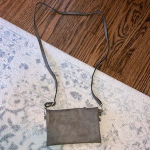 Brown cross body bag